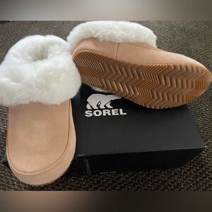 Sorrel coffee run slippers woman size 5 NIB